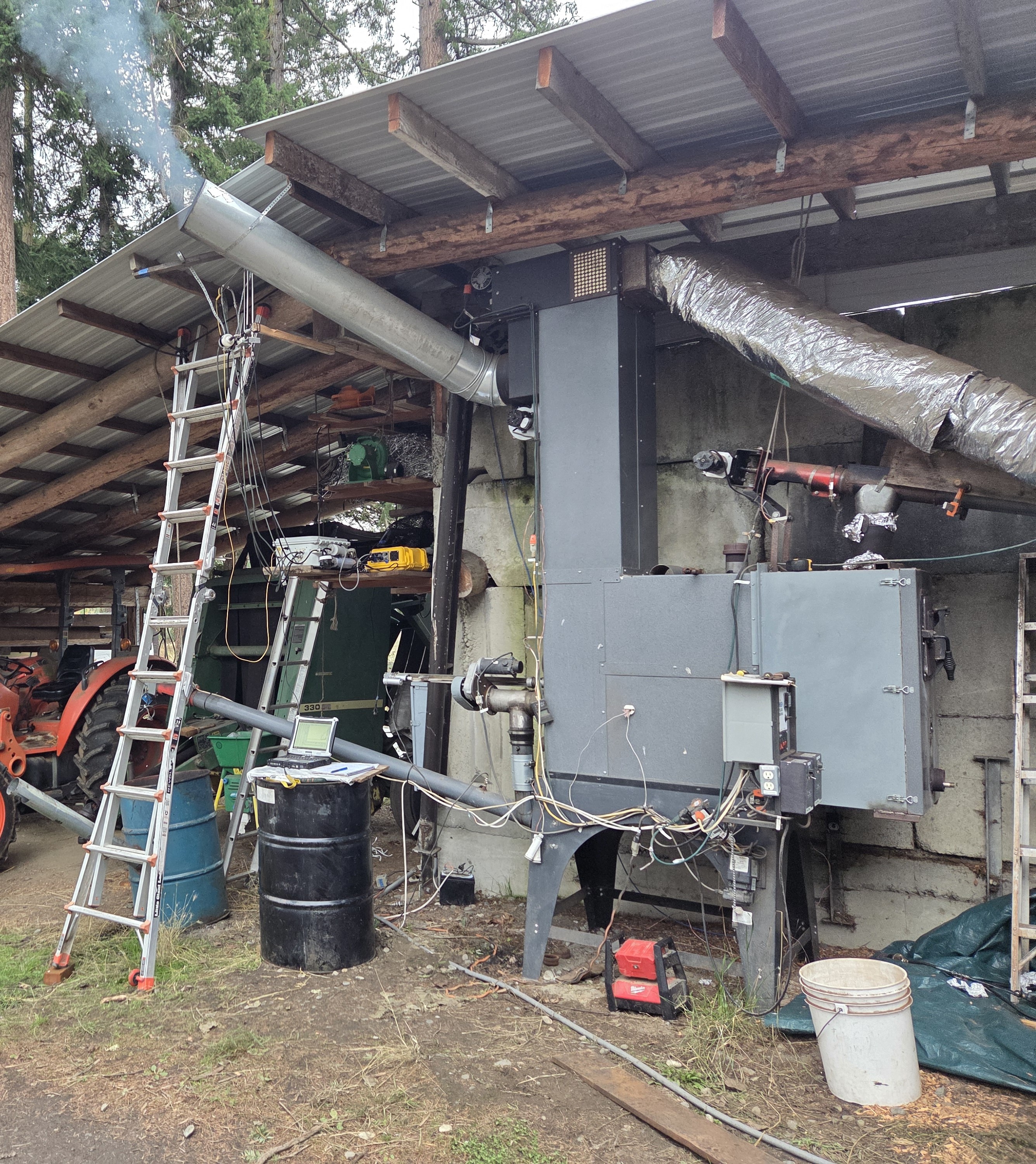 Boiler emission testing